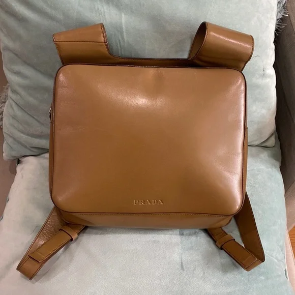 Prada | Bags | Prada Leather Back Pack Rare Item 0 Authentic  display picture 1